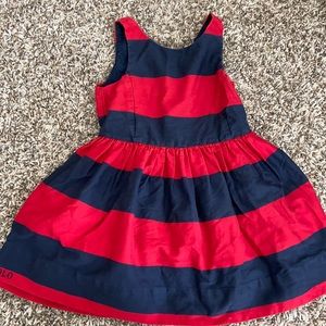 Ralph Lauren red/blue 3/3T dress